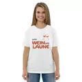 "guter wein. gute laune." t-shirt in kooperation mit orange & natural wines – genussvoll stilvoll online kaufen bei 