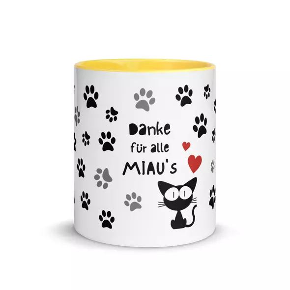 coffee mug "danke für alle miau's" online kaufen bei shomugo gmbh